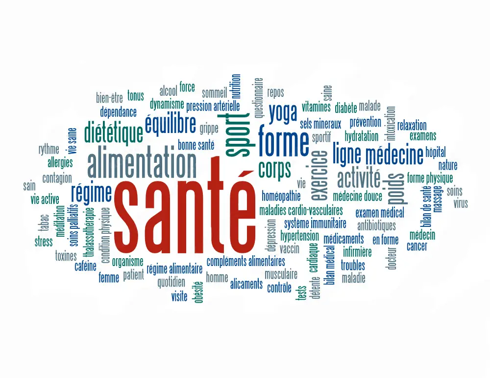 nuage mots sante